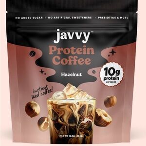 Hazelnut Protein Coffee and French Vanilla Protein Coffee